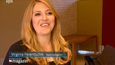 Virginia Ferentschik im TV Interview